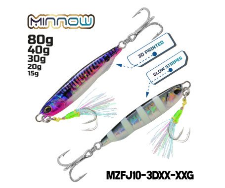 AQUA MARINE - Minnow - Two-Face 3D Jigs